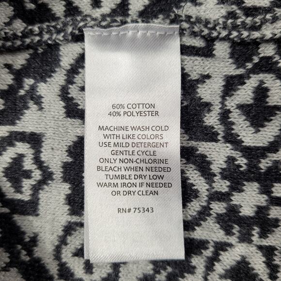 Cynthia Rowley Hooded Nordic Zip Cardigan size Medium - Picture 16 of 16